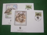 Aruba 1994 fauna pasari MI 134-137 FDC w01