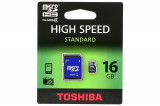 Card memorie micro-SD 16GB Toshiba, Micro SD, 16 GB