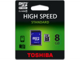 Card memorie micro-SD 8GB Toshiba, Micro SD, 8 GB