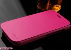 Husa Allview A5 QUAD Flip Case Pink foto