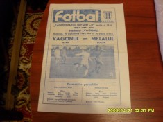 program Vagonul Arad - Metalul Bocsa