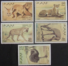 SAHARA OCC 1990 - FAUNA AFRICANA, 5 VALORI , NEOBLITERATE - SAH 015 foto