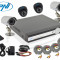 Resigilat - DVR kit supraveghere video PNI House PTZ01 - DVR si 4 camere (2 de interior si 2 de exterior)