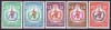 Timbre Laos 1968, Cat. Nr. 177-181, Neuzat, Stare Perfecta - Colectie Laos