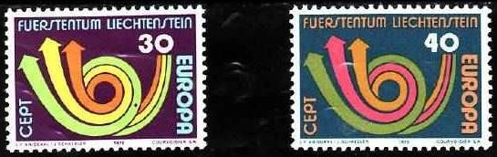 C5135 - Lichtenstein 1973 - cat.nr.532-3 neuzat,perfecta stare