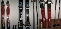 Ski-uri ROSSIGNOL FIRST (185 cm) + set 2 bete (140 cm) foto