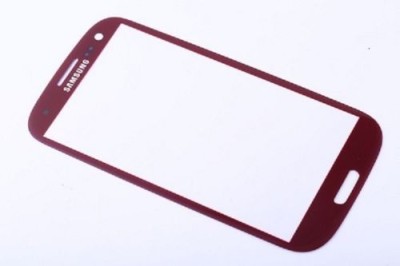 Touchscreen Samsung Galaxy s3 mini i8190 rosu original GEAM STICLA ecran foto