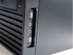 Carcasa ITX Chieftec cu sursa si DVD-RW. Model BT-02-B, 180W foto