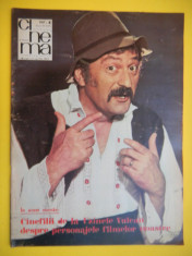 REVISTA CINEMA Nr.4 1973 Amza Pellea foto