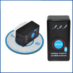 SCANNER AUTO / DIAGNOZA AUTO CONEXIUNE WIRELESS(BLUETOOTH) + buton on-off foto