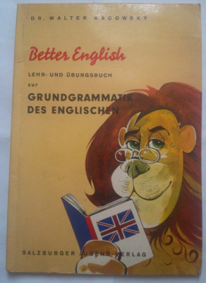 WALTER KOCOWSKI - BETTER ENGLISH (CURS GERMANA-ENGLEZA) foto