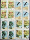 SAHARA OCC 1992 - MEDIU, FLORA, FAUNA, 4 VALORI IN BLOC, NEOBLITERATE - SAH 014