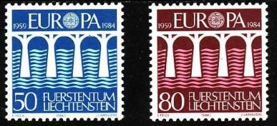 C5151 - Lichtenstein 1984 - cat.nr.778-9 neuzat,perfecta stare foto