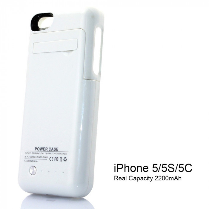 Acumulator extern alb POWER BANK iPhone 5 / 5s / 5c