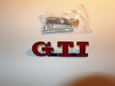 Logo emblema grila GTI Volkswagen VW Golf foto