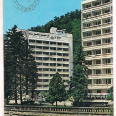 % carte postala (ilustrata) -BAILE HERCULANE-Hotel Hercules