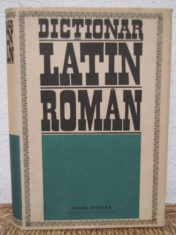 DICTIONAR LATIN -ROMAN de GH. GUTU foto