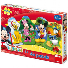Puzzle 4 in 1 - Clubul lui Mickey Mouse foto
