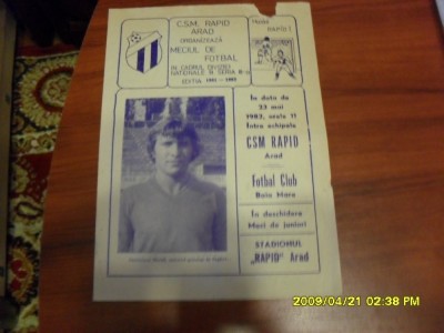 program Rapid Arad - FC Baia Mare foto