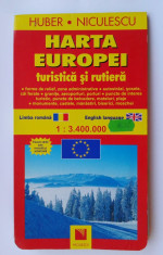 Harta turistica si rutiera a Europei/ editura Niculescu foto