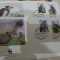 WWF FDC Guyana 1990 serie Vulturi