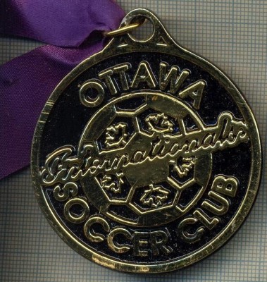 ATAM2001 MEDALIE 777 - FOTBAL -OTTAWA INTERNATIONALS SOCCER CLUB -PANGLICA foto