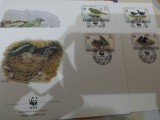 WWF FDC Tristan da Cunha 1991 serie Pasari