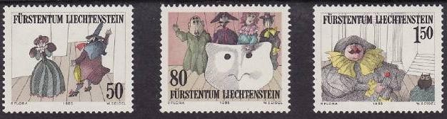C5154 - Lichtenstein 1985 - cat.nr.828-30 neuzat,perfecta stare