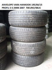 ANVELOPE HANKOOK 195/60/15 5-5,5MM 2007 foto