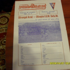 program Strungul Arad - Olimpia S.M