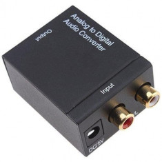 Converter audio Analog RCA la Digital Optic / toslink foto