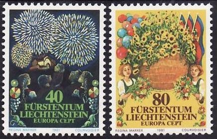 C5144 - Lichtenstein 1981 - cat.nr.705-6 neuzat,perfecta stare
