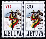 Lituania 1991 - cat.nr.415-6 neuzat,perfecta stare