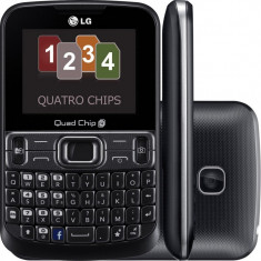 Telefon mobil LG C299 Quad Sim Black foto