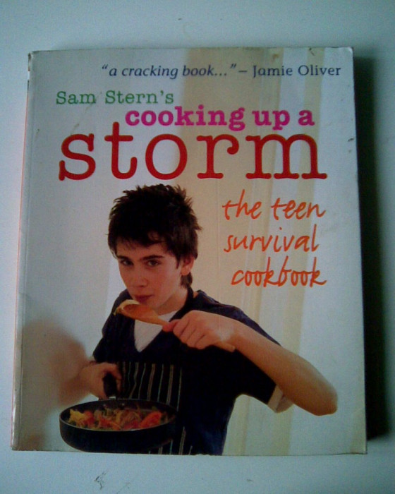 COOKING UP A STORM - THE TEEN SURVIVAL COOKBOOK - Sam Stern&#039;s (5+1)4
