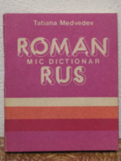 DICTIONAR ROMAN -RUS de TATIANA MEDVEDEV foto