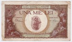 Bancnota 1000 Lei 1940 SUPRATIPAR !!!!! Rara !!! foto