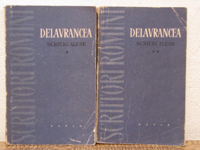 DELAVRANCEA- SCRIERI ALESE (2 VOLUME)