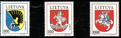 Lituania 1992 - cat.nr.436-8 neuzat,perfecta stare foto