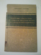 MODIFICARILE CODULUI PENAL 1959 ( A 141 ) foto