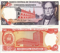 VENEZUELA 50 bolivares 1998 UNC!!! foto