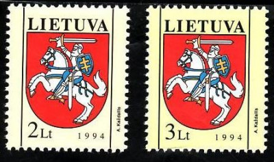 Lituania 1994 - cat.nr.490-1 neuzat,perfecta stare foto