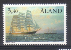 ALAND 1999, Corabii, serie completa neuzata, MNH foto