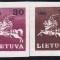 Lituania 1991 - cat.nr.412 A-B neuzat,perfecta stare