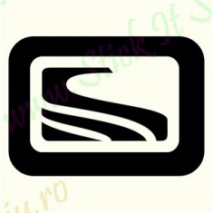 Logo Scott_Sticker Bicicleta_Cod: BDEC-028-Dimensiuni: 10 cm. x 7.1 cm. foto