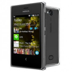Telefon mobil Nokia Asha 503 Single SIM, negru foto