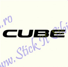 Cube_Sticker Bicicleta_Tuning _ Cod: BDEC-035-Dimensiuni: 20 cm. x 2.4 cm. foto