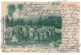 3015 - ETHNIC, HORA, pop dance - old postcard - used - 1901, Circulata, Printata