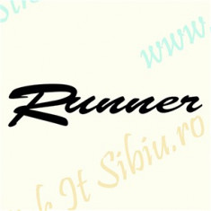 Runner_Sticker Auto_Tuning _ Cod: CSTA-920-Dimensiuni: 15 cm. x 3.3 cm. foto