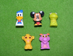 Lot 5 figurine personaje desene animate Disney, 3.5 cm, plastic foto